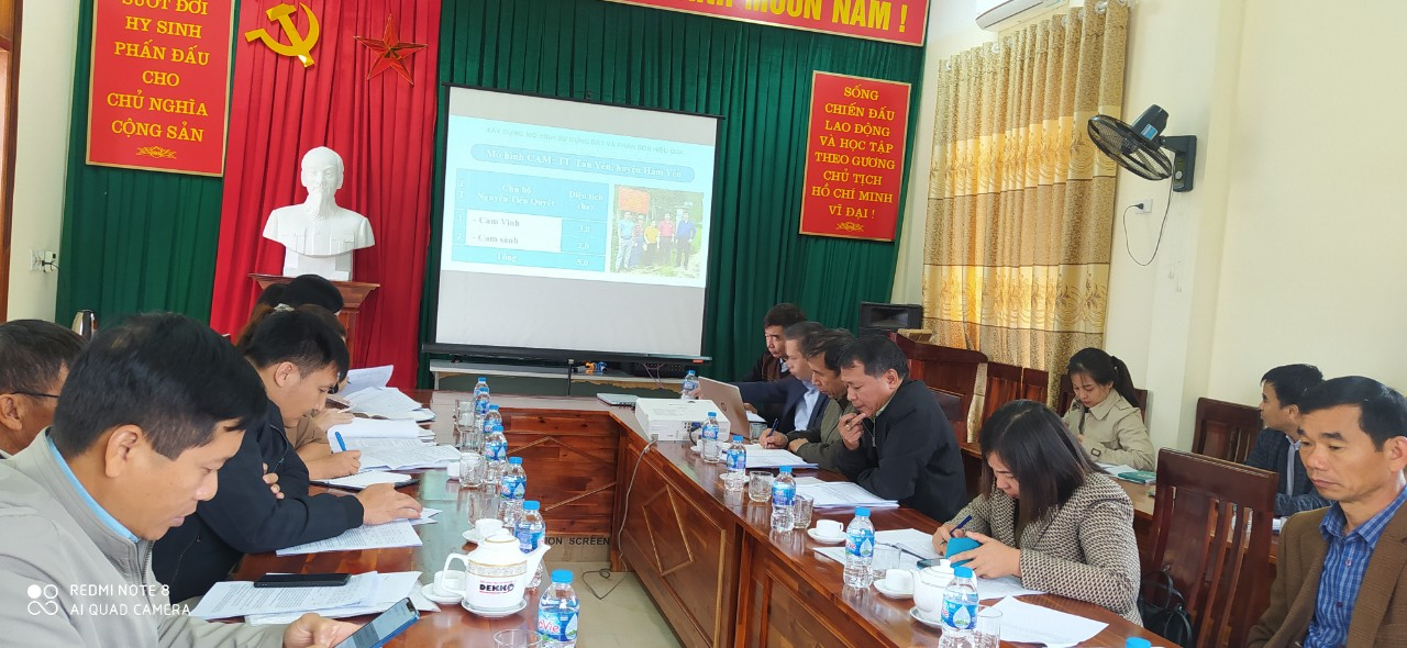 Hội thảo “Tổng kết Mô hình sử dụng đất và phân bón hiệu quả, bền vững cho cây lạc, chè , cam, mía tại tỉnh Tuyên Quang”.